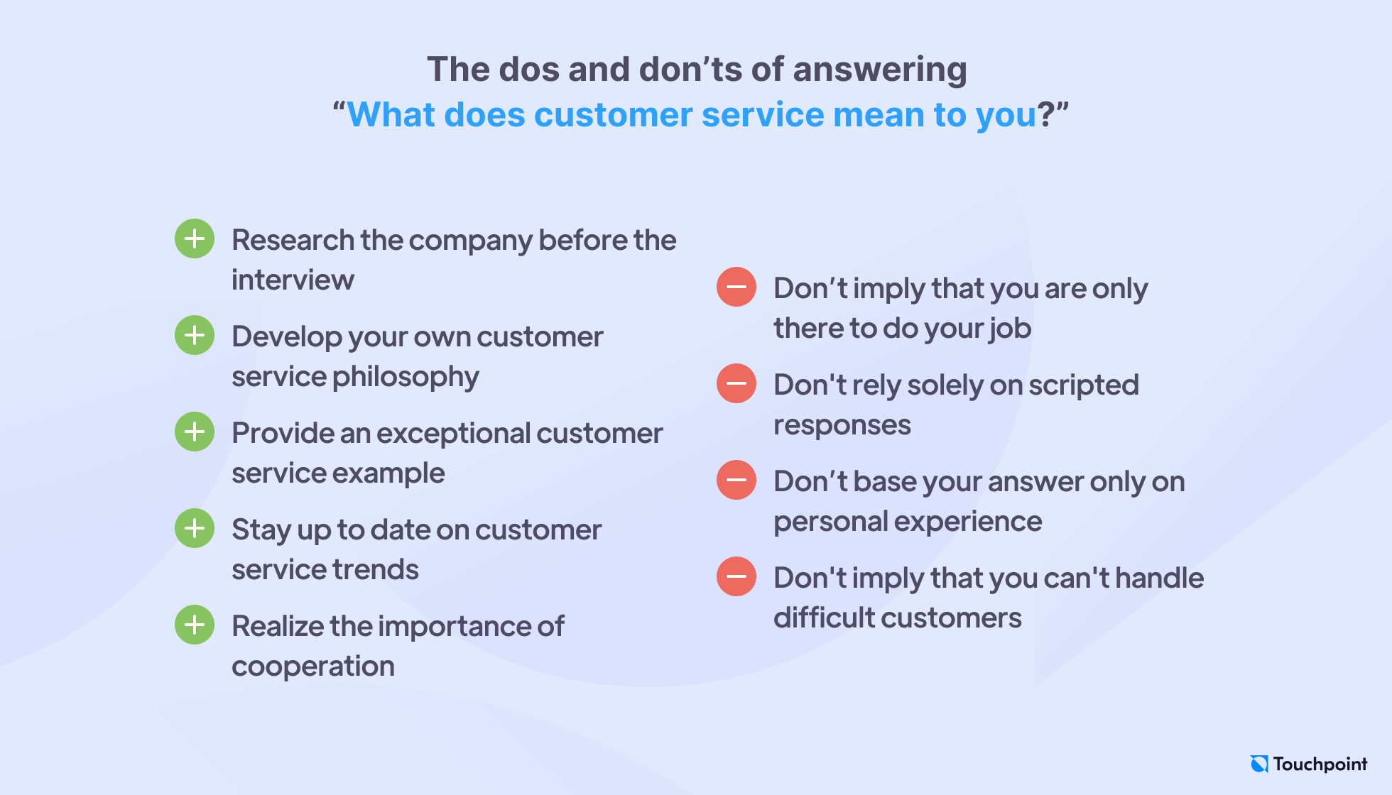 How To Answer What Does Customer Service Mean To You 