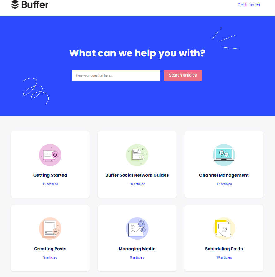 Buffer knowledge base