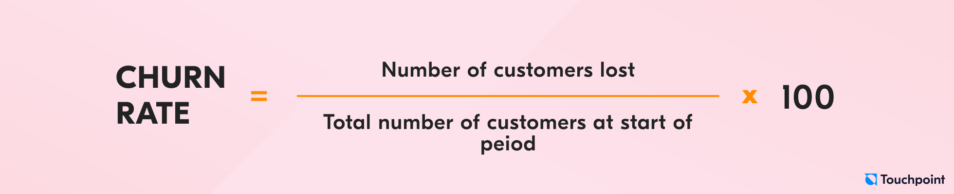 Churn rate formula