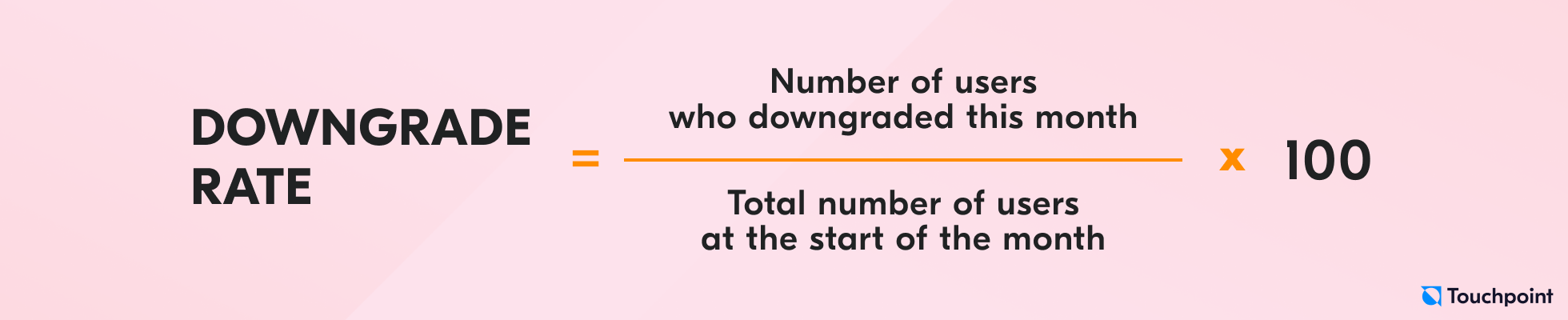 Downgrade rate formula