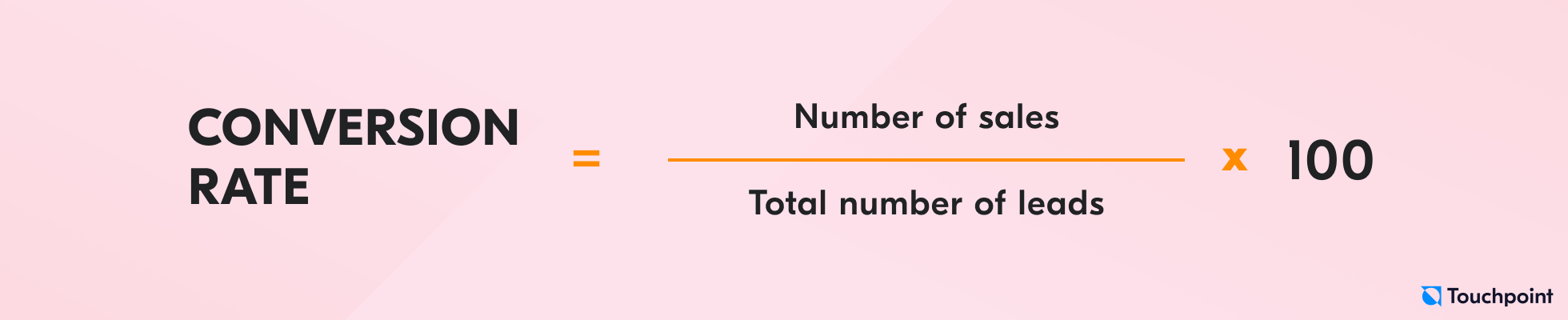 Conversion rate formula