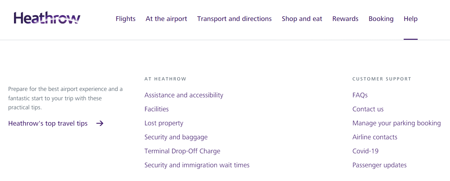 Heathrow Airport self-service powered by Salesforce