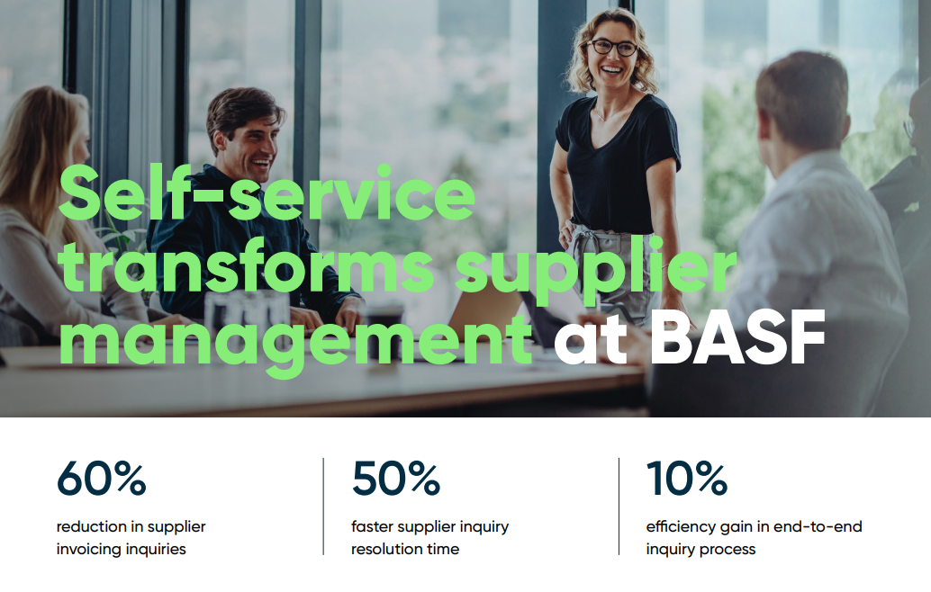 BASF self-service powered by ServiceNow