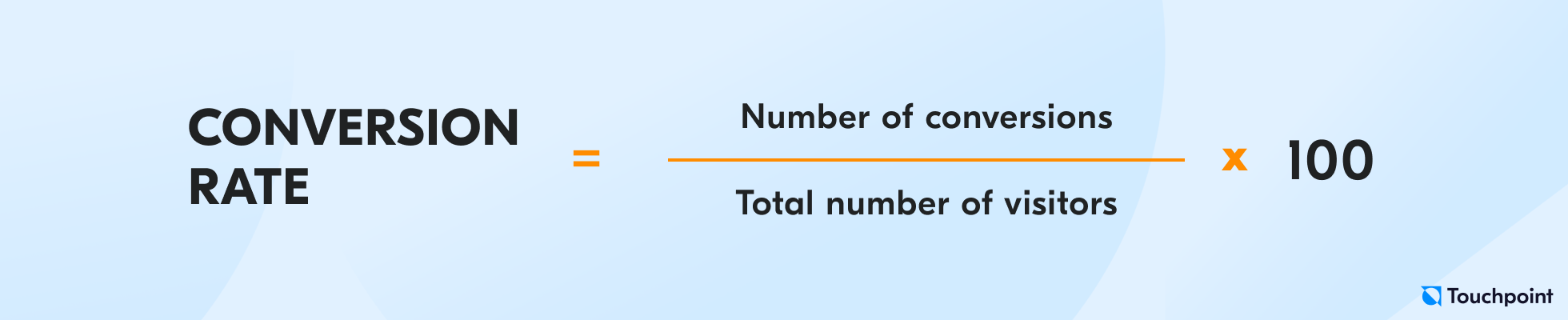 Conversion rate formula