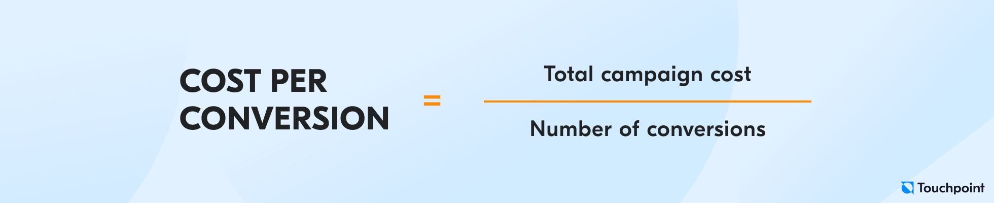 Cost per conversion formula