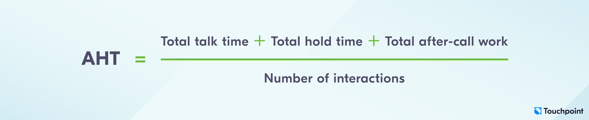 How to calculate average handle time