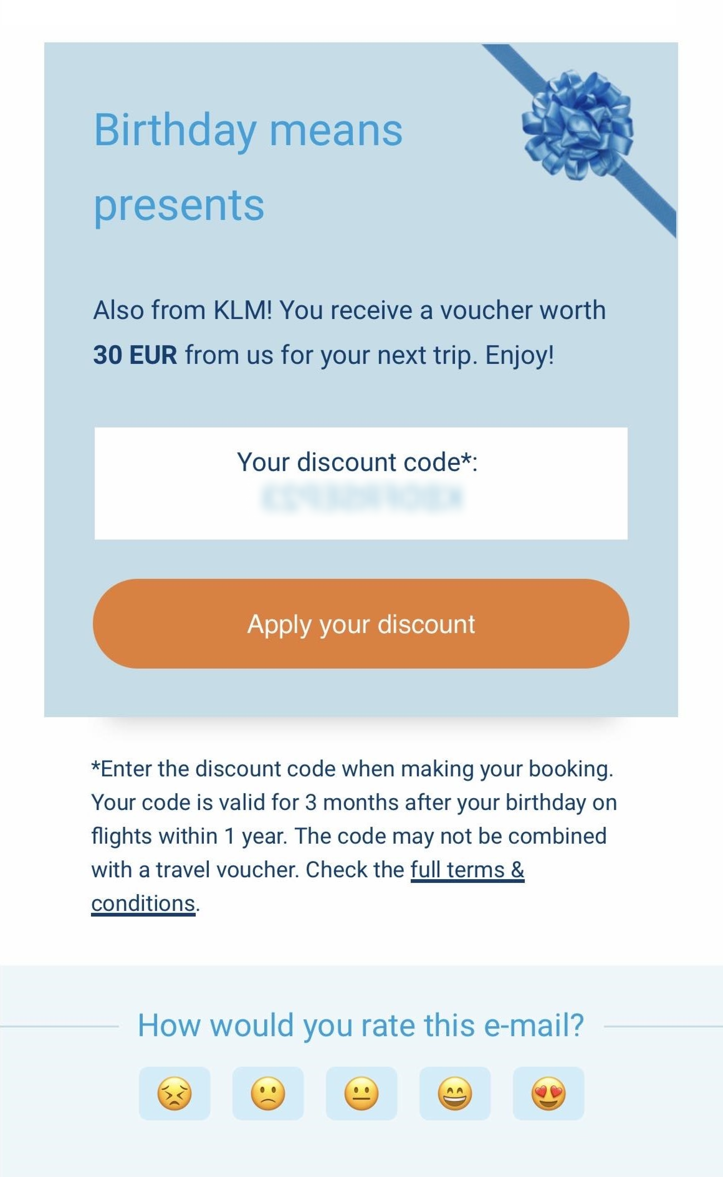 KLM customer communication