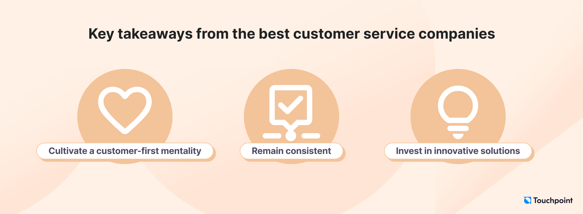 Key takeaways from the best customer service companies