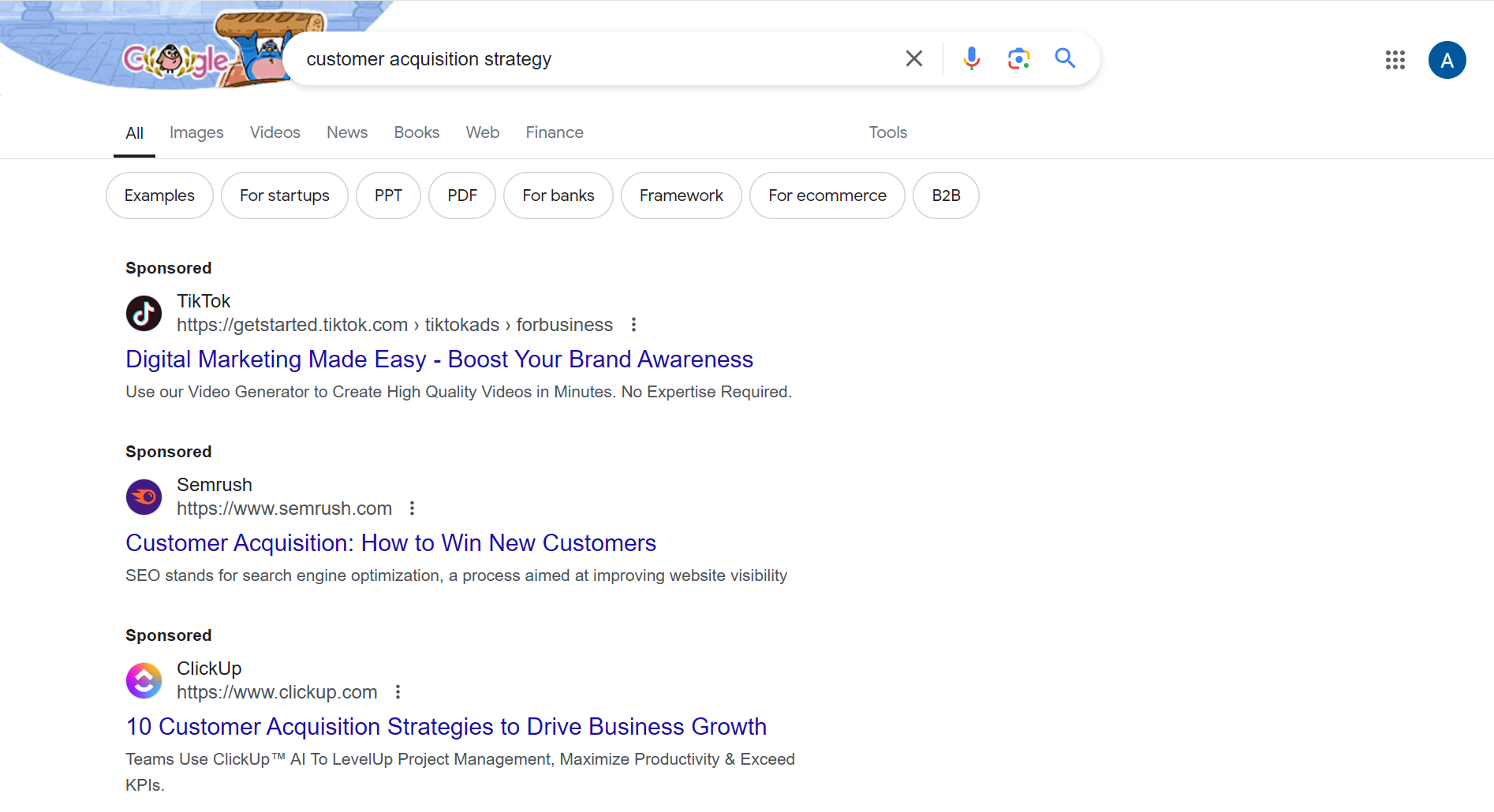 Customer acquisition strategy PPC