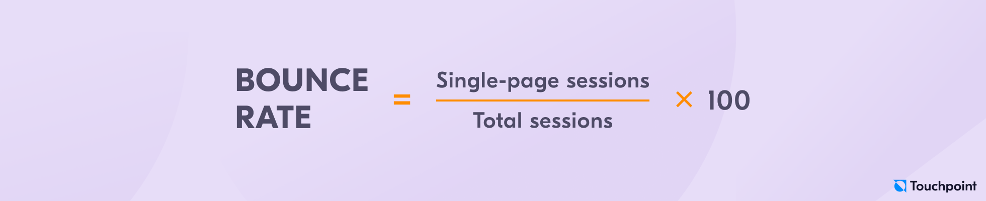 Bounce rate formula