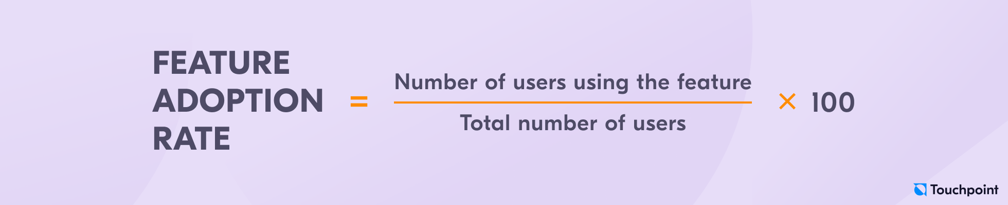 Feature adoption rate formula