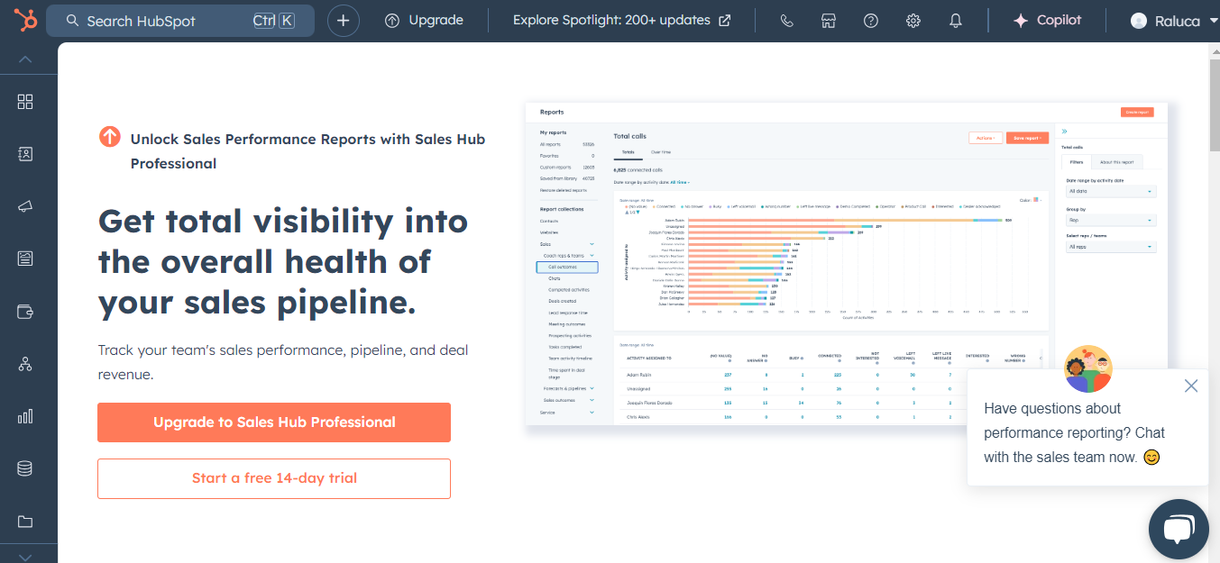 sales automation tool - hubspot