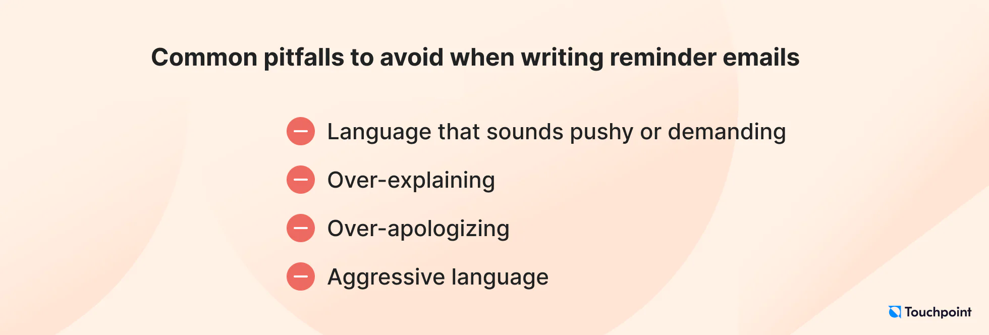 Common pitfalls to avoid when writing reminder emails