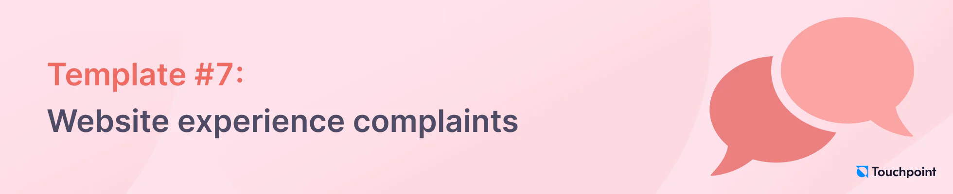 Social media comment reply for website experience complaints